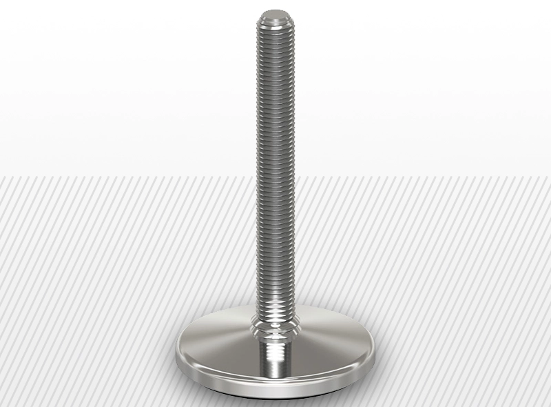 Hygienická nerezová strojová pätka s vysokou nosnosťou