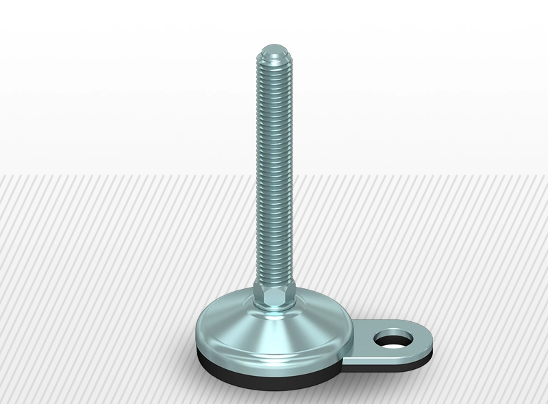 Pozinkovaná antivibračná pätka – priskrutovateľná