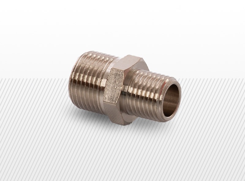 Pneumatická redukcia – vonkajší závit na vonkajší závit