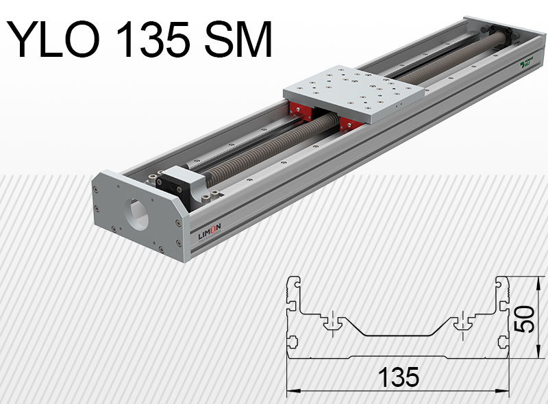 Limon YLO 135-SM lineárna jednotka Max. nosnosť 70kg zdvih 50-1500mm