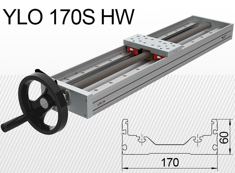 Limon YLO 170S-HW lineárna jednotka Max. nosnosť 47kg zdvih 50-600mmm