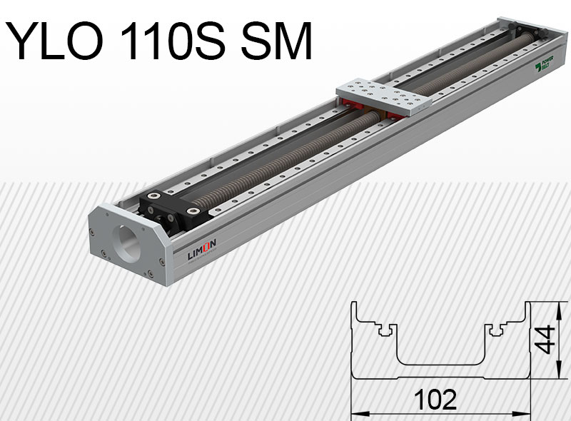 Limon YLO 110S-SM lineárna jednotka  Max. nosnosť 20kg zdvih 50-400mm