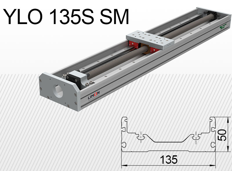 Limon YLO 135S-SM lineárna jednotka Max. nosnosť 70kg zdvih50-500mm