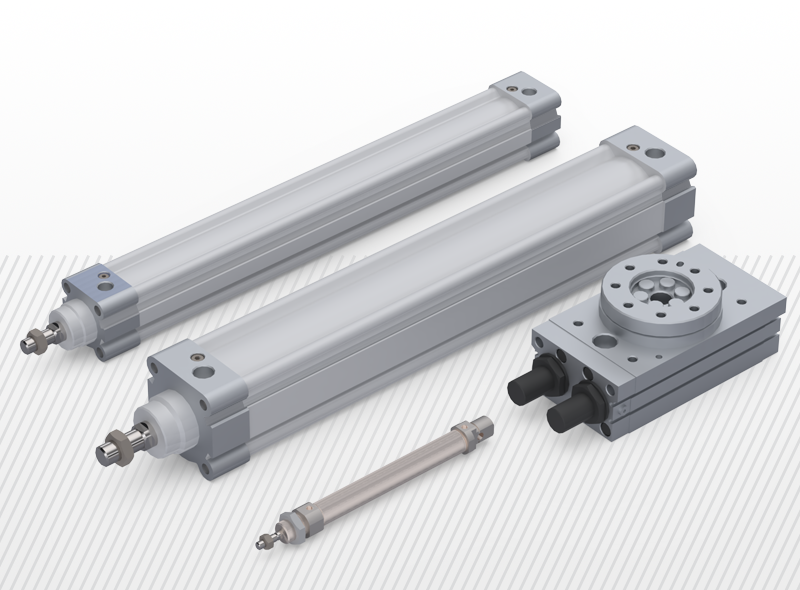 Pneumatické valce Pneumatické aktuátory