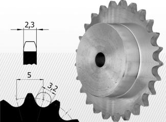 Typ 03B<br />5 X 2,5 mm