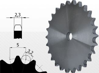 Typ 03B <br />5 X 2,5 mm