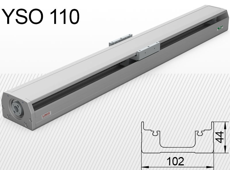 Typ YSO 110 max zaťaženie 18-50kg** Zdvih: 100-1050mm