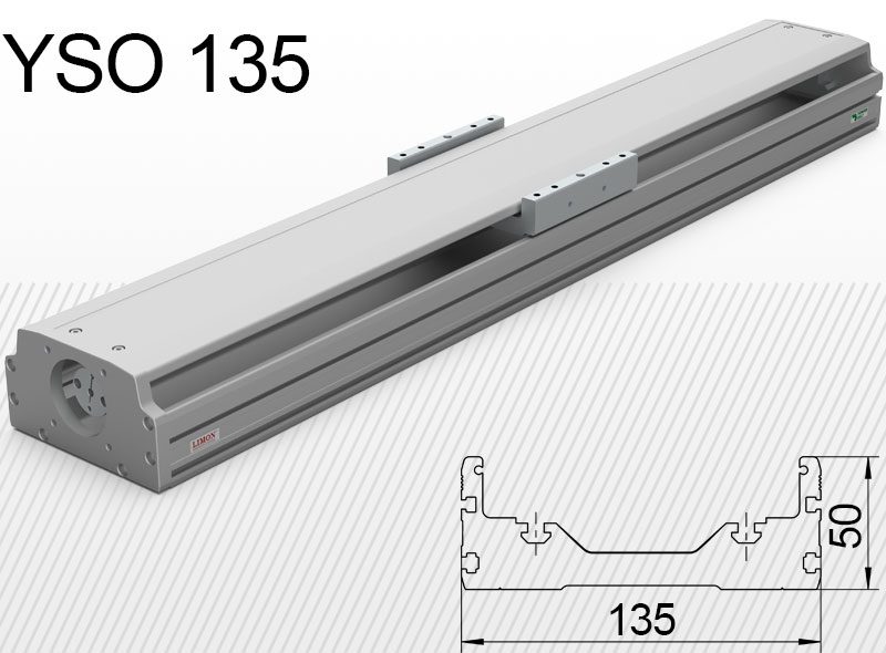 Typ YSO 135 max zaťaženie 45-100kg** Zdvih: 100-1250mm