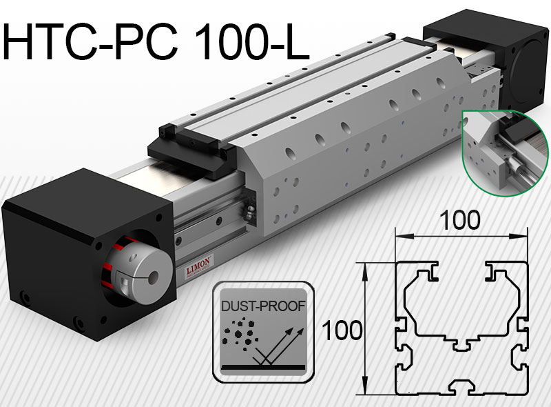 HTC-PC 100-L s pneumatickým upínaním<br />max upnutie 1525N*<br />Zdvih: 100-4000mm