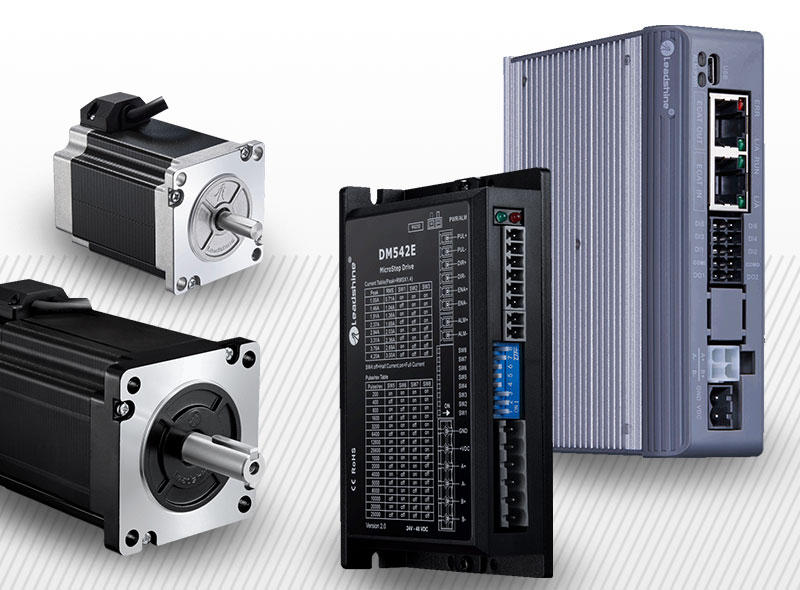 LEADSHINE krokový motor a zosilňovač