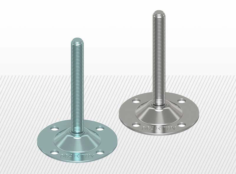 Kovová priemyselná pätka 124 mm, bez protišmykovej podložky