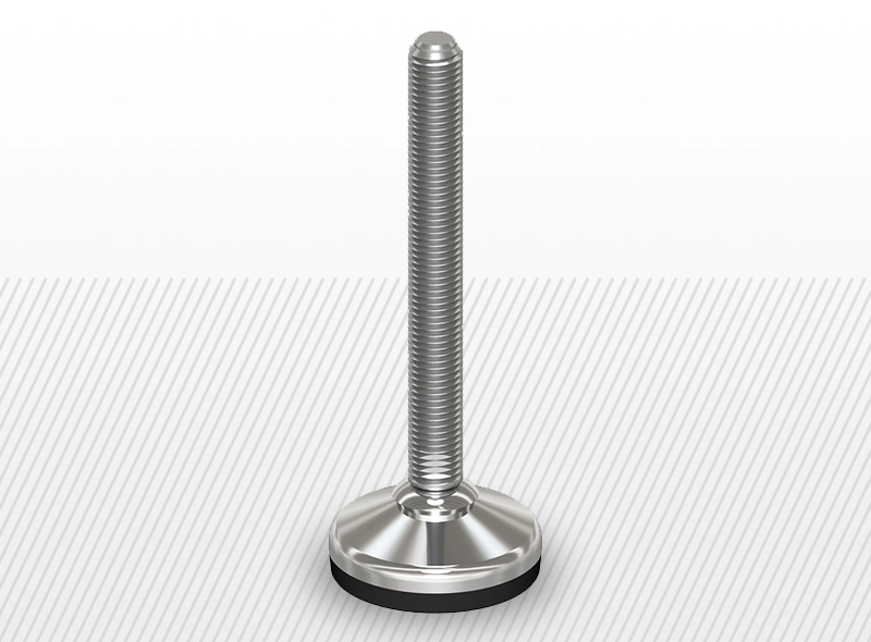 Hygienická, nerezová antivibračná pätka