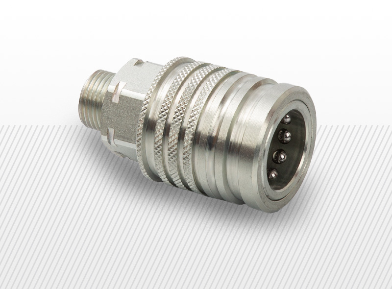 Push-pull poľnohodspodárska rýchlospojka metrická