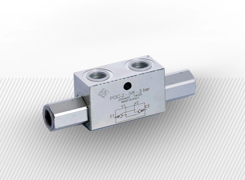 Dvojito ovládaný spätný ventil