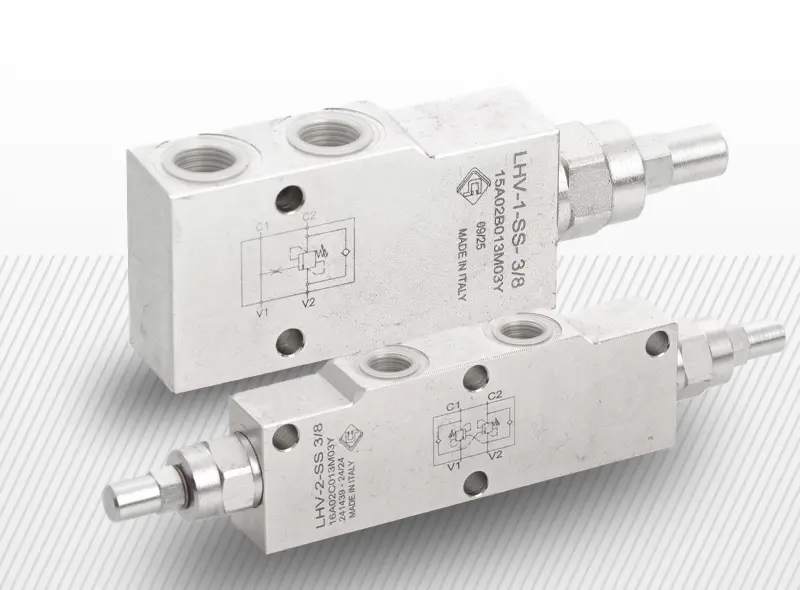 Spúšťacie brzdné ventily „Overcenter“