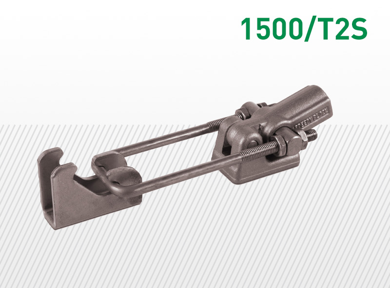 Pákové preklápacie zámky typu 1500/T2S a 1510/T2S, dvojramenné vyhotovenie, určené pre vysoké teploty