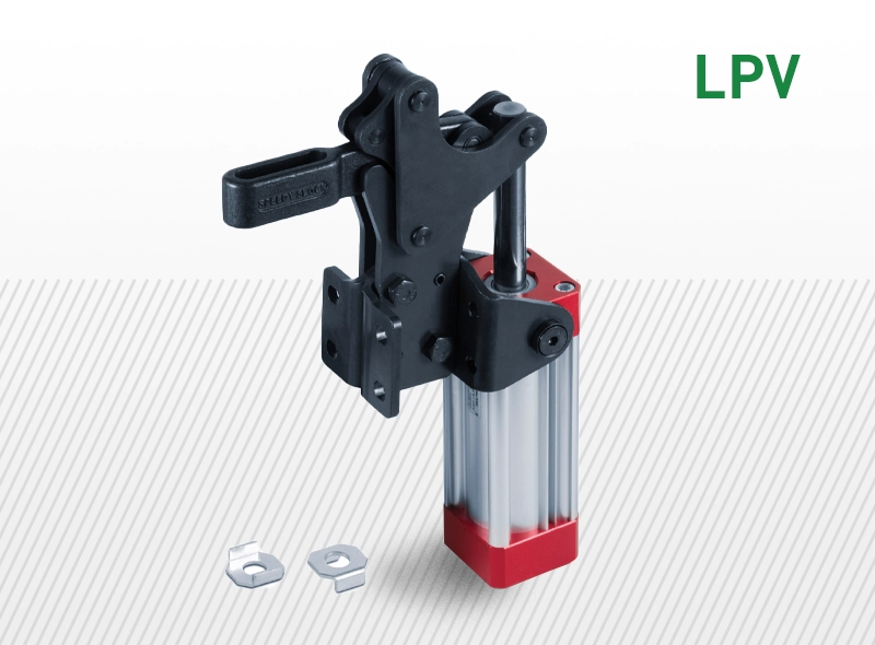 Pneumatický upínač typu LPV, zosilnené vyhotovenie heavy duty