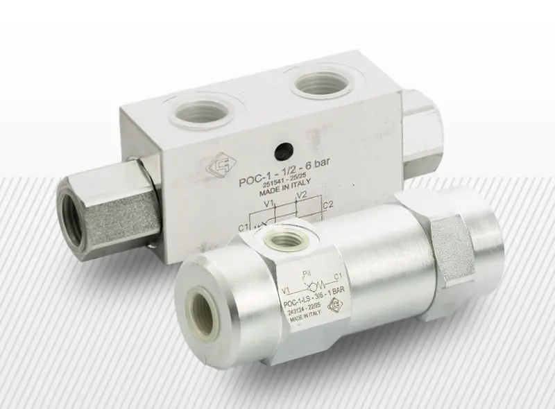 Ovládané spätné ventily