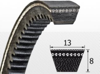 Zúbkovaný klinový remeň AX/X13 (13x8)