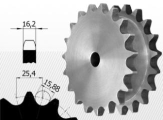 Typ 16B 1'' X 17,02 mm