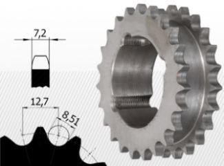Typ 08B 1/2 X 5/16''