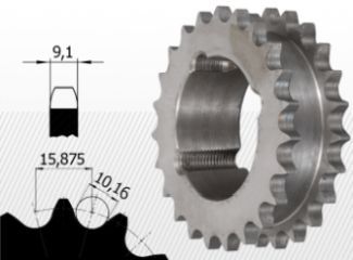 Typ 10B<br />5/8 X 3/8''