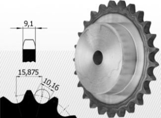 Typ 10B<br />5/8 X 3/8''