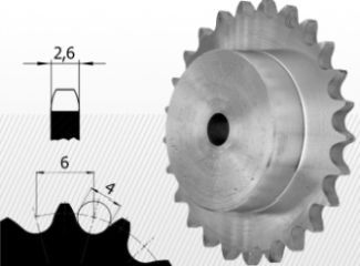Typ 04B  6 X 2,8 mm