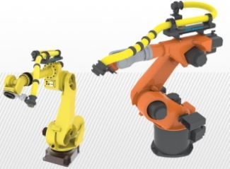 Ochrana káblov pre veľké roboty