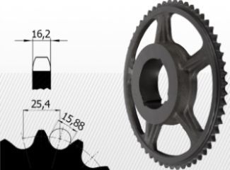 Typ 16B 1'' X 17,02 mm