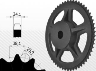 Typ 24B 1''1/2 X  1''