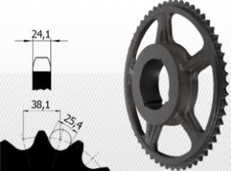 Typ 24B<br />1''1/2 X  1''