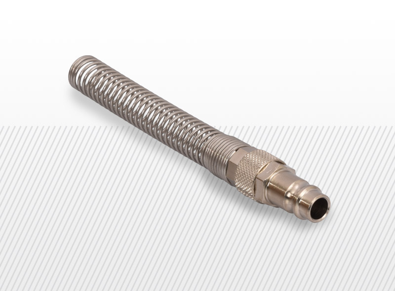 Vsuvka Dn 7,5mm s ochrannou pružinou