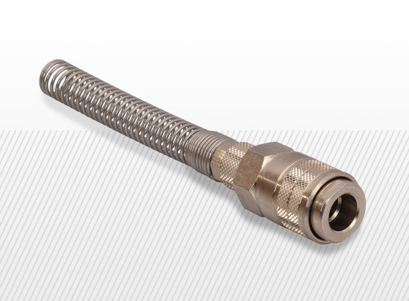 Rýchlospojka Dn 7,5mm s ochrannou pružinou