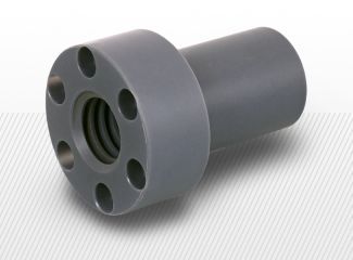 Valcová matica plastová s prírubou pre mechanický pohon